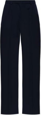 Balenciaga Broeken, Dames, Blauw, 2Xs, Wol, Wool Broeken