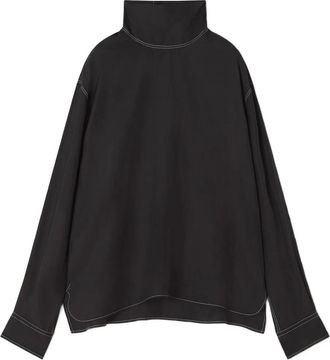 Lanvin Camicia con dettaglio cuciture - Nero