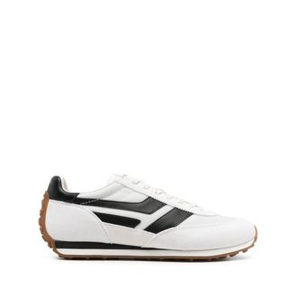 Tom Ford Lace-Up Trainers with Branded Heel - male - Tom Ford - Sneakers - White - 8 UK - Shoes