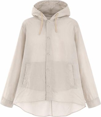 Our Legacy Black Rover Shirt Hooded Cupro Jacket