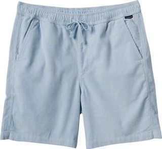 Quiksilver Taxer Corduroy Drawstring Shorts in Skyway at Nordstrom Rack, Size X-Large