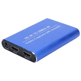 OEM Esta Tarjeta De Captura Hdmi Compacta, Fabricada En Aleaci&oacute;n De Aluminio, Cuenta Con Alimentaci&oacute;n Usb, Detecci&oacute;n De Conectividad De Fibra &Oacute;ptica Y Pue