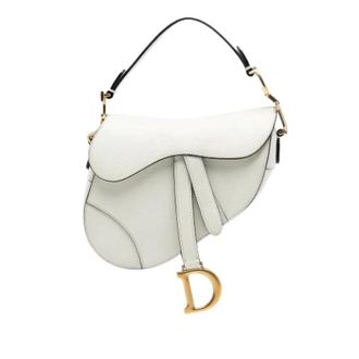 Dior Pre-owned Vintage Schoudertas - Dames - Pre-owned - Wit - Maat: ONE Size Leer