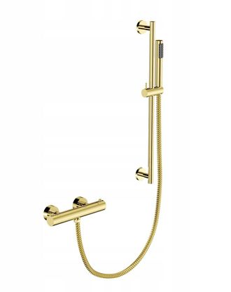 OEM Conjunto De Ducha De Superficie Veo Ii Gold Con Termostato Besco