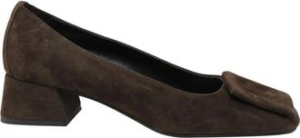 &Egrave; Mia Regenboog Pump - Dames - Pumps - Bruin - 39 EU - Schoenen