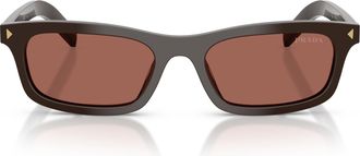 Prada 0pr D05s Rectangular Acetate Sunglasses