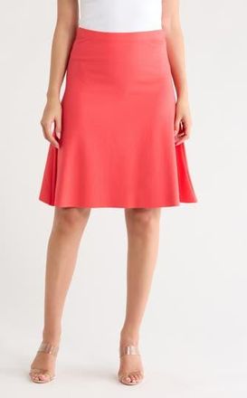 Go Couture Flared Midi Skirt in Rust at Nordstrom Rack, Size X-Large