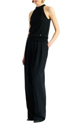 Balmain Sleeveless knit top in Black at Nordstrom, Size 36 Eu