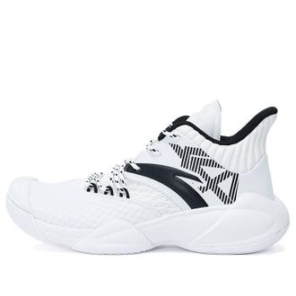 Anta Basketball Series Sneakers Mid White Black 112131616S-3