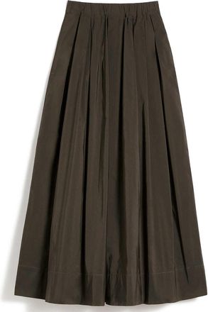 Max Mara Aloe Skirt In Cotton Microfaille