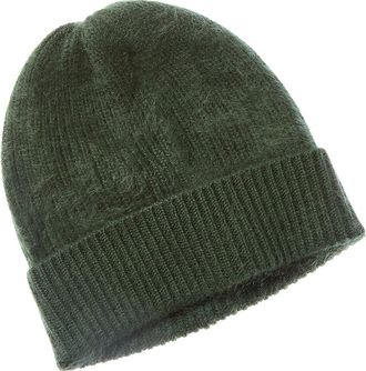Sofiacashmere Sofiacashmere Brushed Cashmere Chunky Rib Hat