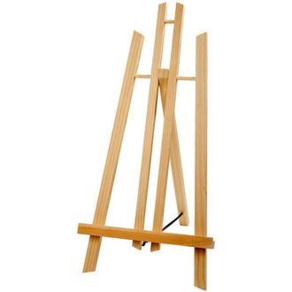Trade Shop Trade Shop - Cavalletto Artistico Supporto Per Pittura Tela Pieghevole Legno 70 Cm Disegno