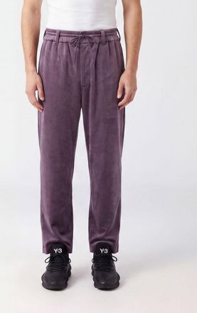 Yohji Yamamoto Pantaloni in poliestere riciclato con coulisse in vita e passanti