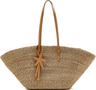 Poolside Borsa tote con decorazione - Toni neutri