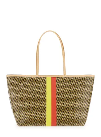 Tory Burch Womens Tote Bag The Racer Multicolour Cotton