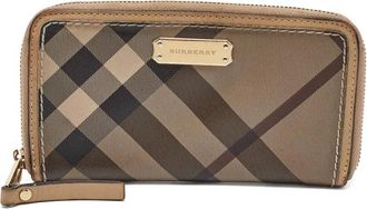 Burberry Portafoglio con zip - Marrone