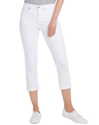 NYDJ Nydj Chloe Optic White Capri Jean