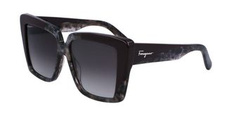 Ferragamo SF 1060S 021 Womens Sunglasses Black Size 55