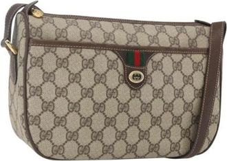 Gucci Pre-owned Cross Body Bags, female, Beige, Size: ONE SIZE Pre-owned Plastic Cross Body Bag