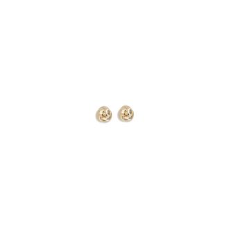 Self Portrait Womens Gold Brass Earrings