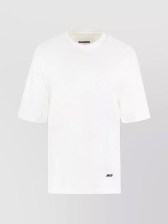 Jil Sander ribbed crew-neck t-shirt in cotton