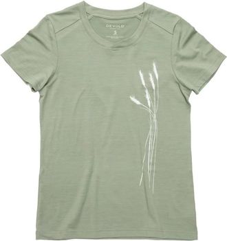 Devold Premium Oats Tee Merinoshirt f&uuml;r Damen | oliv