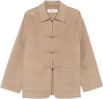 R&oacute;he Mandarin-fastening Jacket