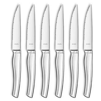 Amefa Estuche de 6 cuchillos carne Acero