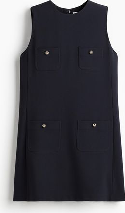 H&M Etuikleid mit Taschendetail - Blue