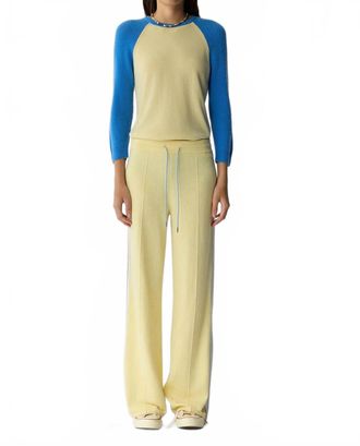 Guest In Residence Straight Leg Track Pants In Mist