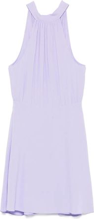 Patrizia Pepe Abito corto con scollo allamericana - Viola