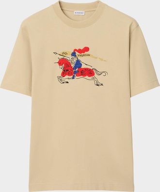 Burberry Mens EKD Year of the Horse Cotton T-Shirt