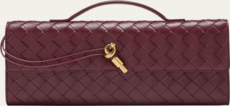 Bottega Veneta Long Andiamo Clutch Bag with Handle