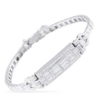 Luxury Bazaar Platinum 2.40ct Diamond Bracelet MF07-060626