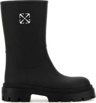 Off-white Reboot Arrow boots - women - Rubber/Rubber/Rubber - 36 - Black