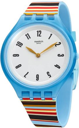 Swatch Skinstripes Light Grey Dial Unisex Watch SVUL100
