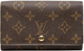 Louis Vuitton Pre-owned Wallets, female, Brown, Size: ONE SIZE Pre-owned Porte Monnaie Tresor Wallet