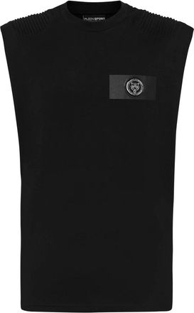 Plein Sport Tanktop - Heren - Sportshirts - Zwart - 5XL - Katoen - Fitness