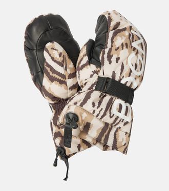 Bogner Orella printed ski mittens