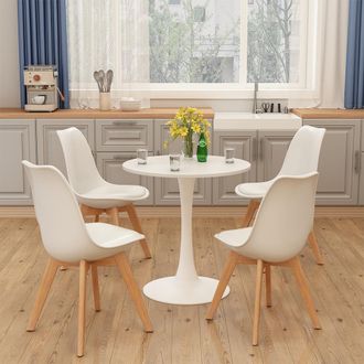 Vicco Mesa De Comedor Carl, Blanco, 70 X 70 Cm, Vicco