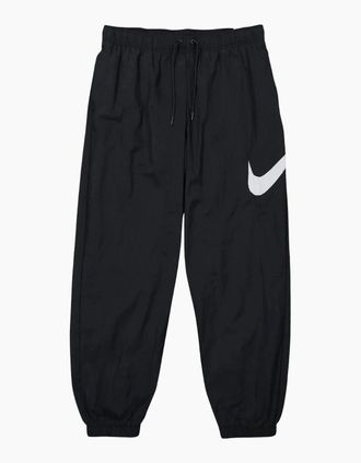 Nike Womens Nike Essential W Mid Rise Black Joggers - Size: 12