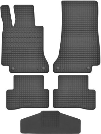 OEM Alfombrillas Motohobby 180206 + Funda 200000/1 - Mercedes Clase C W205 2014- Stop. Ms Delanteras - Instaladas