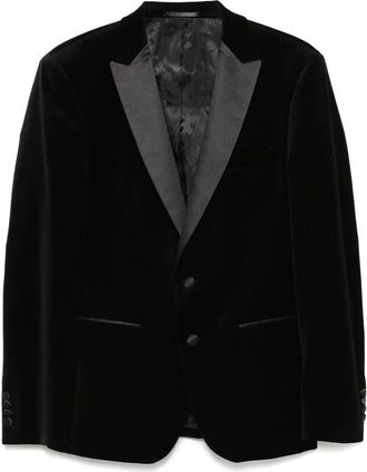 Remus Uomo Blazer in velluto - Nero