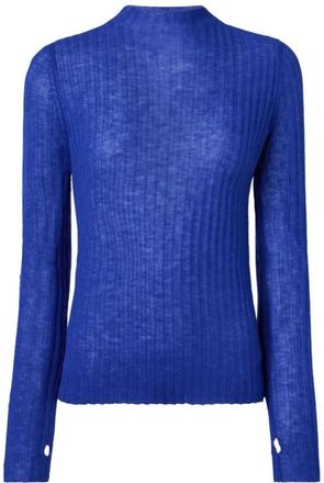Pinko Pinko Truien - Dames - Coltruien - Blauw - L - Truien & Vesten