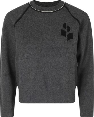 Isabel Marant Loriby Trui - Dames - Truien - Grijs - Maat: 2XS Katoen