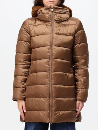 Save The Duck Matilda Knee-Length Puffer Jacket with Hood