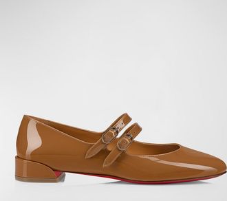 Christian Louboutin Sweet Jane Patent Ballerina Flats