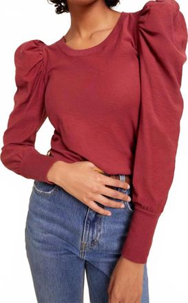 Nation Ltd Romy Long Sleeve Top In Curtain Call