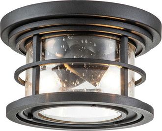 Feiss Feiss - Elstead Lighthouse Outdoor Flush Textured Black, IP44