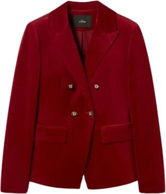 Twinset Donna, Giacche, Rosso, M, new